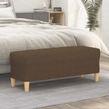 VidaXL Bancă, maro, 100x35x41 cm, textil 349378