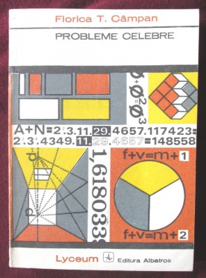 &amp;quot;PROBLEME CELEBRE&amp;quot;, Ed. II rev, Florica T. Campan, 1972. Colectia Lyceum nr. 136 foto
