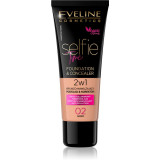 Cumpara ieftin Eveline Cosmetics Selfie Time make-up si corector 2 in 1 culoare 02 Ivory 30 ml