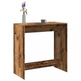 vidaXL Masă de bar, lemn vechi, 102x50x103,5 cm, lemn prelucrat 854434