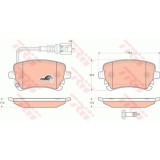 Placute frana Vw Multivan 5, 04.2003-08.2015, Transporter 6 Van (Sga, Sgh), 04.2015-, Motorizare 1.9 Tdi, TRW