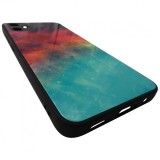Husa tip capac spate silicon TPU si plastic multicolor, Fiery Ocean, pentru Samsung Galaxy A05