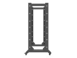 Rack deschis 19" 32U, 600x800, negru V2