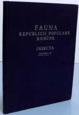 FAUNA REPUBLICII POPULARE ROMANE, INSECTA VOL. IX FASCICOLA II, 1957 foto