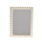 Rama foto rafinata cu insertii de perle si strasuri