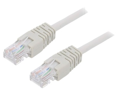 Cablul Patch Cord U/UTP Cat5e Gri 10m foto