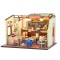 Puzzle 3D, Casa de papusi in miniatura DIY, Back to School, 22x17x15.5cm