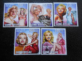 Guineea Bissau-Actori,Marilyn Monroe-serie completa ,MNH, Nestampilat