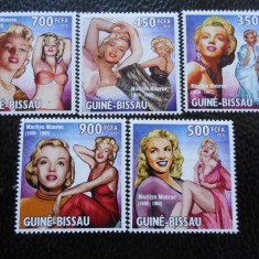 Guineea Bissau-Actori,Marilyn Monroe-serie completa ,MNH