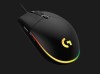 Logitech mouse cu fir G102 RGB, 6 butoane, 8000 dpi,
