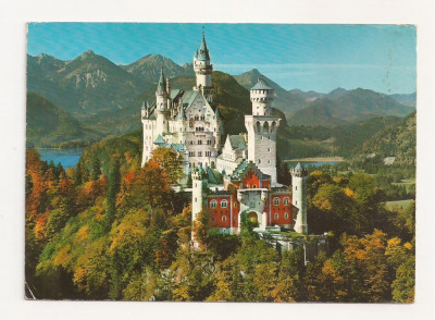SG10- Carte Postala-Germania, Konigsschloss Neuschwanstein, Circulata 1992 foto