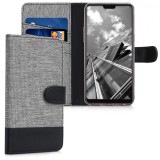 Cumpara ieftin Husa pentru OPPO F7, Textil, Gri, 44999.01, Kwmobile