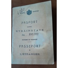 Pasaport pentru strainatate, Regatul Romaniei, Regele Ferdinand I