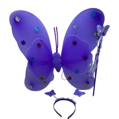 Set aripi fluturas mov foto