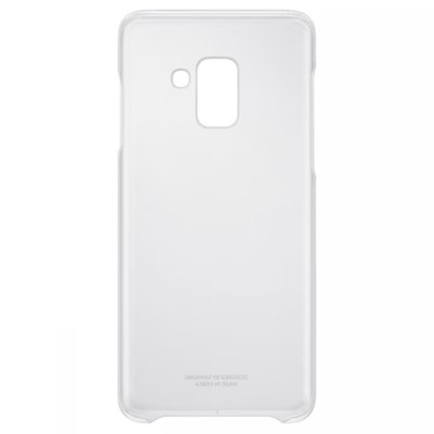 Husa de protectie Samsung Clear Cover pentru Galaxy A8 (2018), Transparent foto