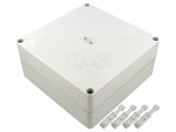 Carcasă universală policarbonat IP66, IK08, 180x182x84 mm