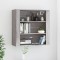 vidaXL Dulap de perete, gri sonoma,80x33x80 cm, lemn prelucrat 816598