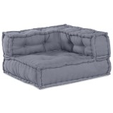 VidaXL Puf Modular Gri 140 x 70 x 36 cm - Țesătură