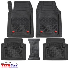 Covorașe Auto Universale TEAMCAR&reg; , Set 5 Piese, Tavita Ad&acirc;ncime 3 cm, Compatibil Hatchback, Sedan, SUV