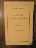 Cugetări despre bine și rău - Nicolae Velimirovici