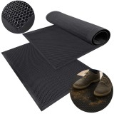 Covoras de intrare antiderapant 90x60 cm Ruhhy, negru