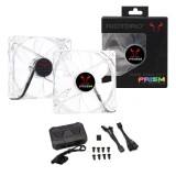 Set controller + 2 ventilatoare Riotoro Prism 120mm iluminare RGB FRGB256-168X