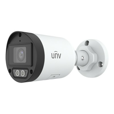 Camera IP ColorHunter Dual-Light, 4MP, lentila 2.8mm, IR 30m, WL 30m, Microfon, SDcard - UNV IPC2124LB-AF28K-DL foto