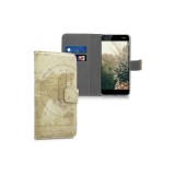 Husa pentru Nokia 2, Piele ecologica, Maro, 44513.02