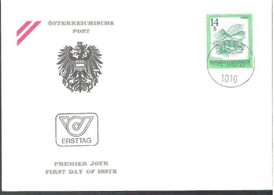Austria &amp;Ouml;sterreich 1982 Weiszele FDC K.177 foto