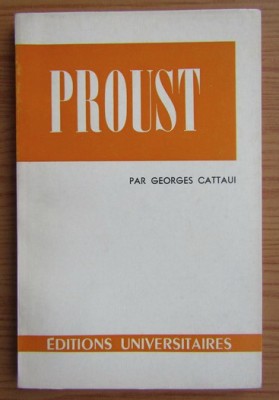 Georges Cattaui - Marcel Proust foto
