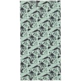 Bandana Multifunctionala Mammut Neck Gaiter Climbing Scene Neo Mint-Black, Usoara, Respirabila, Uscare Rapida, Imprimeu Montan