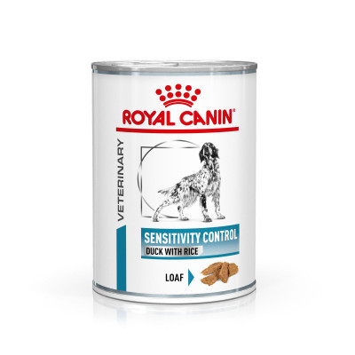 Royal Canin VHN Dog Sensitivity Control Duck Rice Can 410g foto