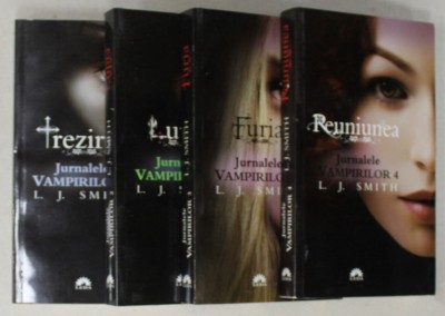 JURNALELE VAMPIRILOR , VOLUMELE I - IV de L.J. SMITH , 2011 foto