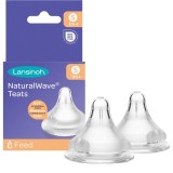 Lansinoh NaturalWave tetină pentru biberon Slow 2 buc