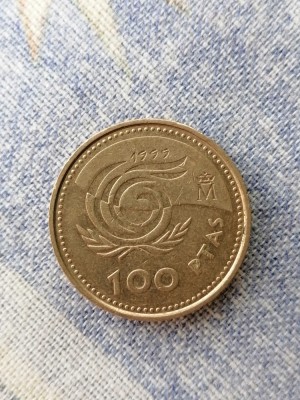 MONEDA - 100 PESETAS 1999 SPANIA foto