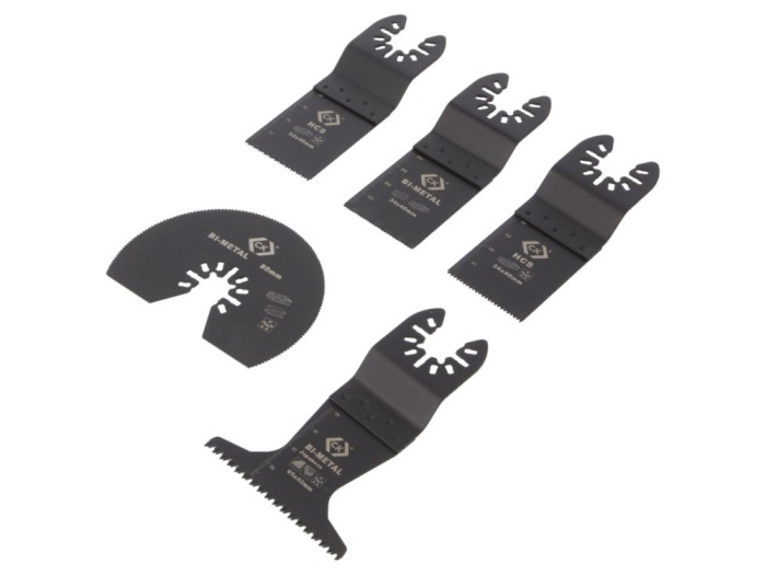 Set de lame pentru multitool, 5 buc.