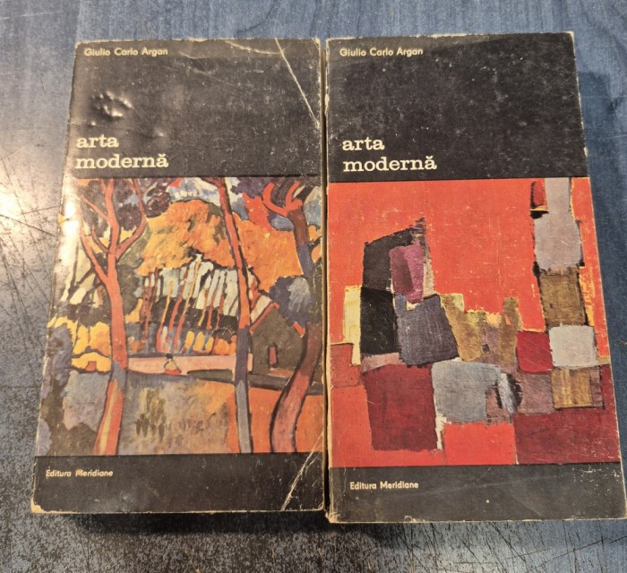 Arta moderna 2 volume Giulio Carlo Argan