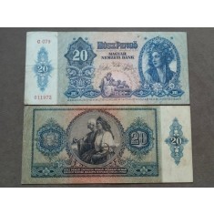 Ungaria 1941 - 20 pengo, circulata