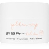 Nacomi Next Level Golden Rays cremă de zi anti-&icirc;mbătr&acirc;nire SPF 50 50 ml