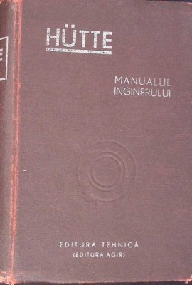 HUTTE MANUALUL INGINERULUI VOL.1-COLECTIV-273173 foto