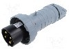 Conector alimentare AC, IEC 60309, IP69K, 63A, 500V AC, 4 pini, AMPHENOL - 2CMA166788R1000