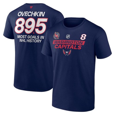 Washington Capitals tricou de bărbați Alex Ovechkin #8 Washington Capitals The GR8 Chase Scorer Name &amp;amp;amp; Number - L foto