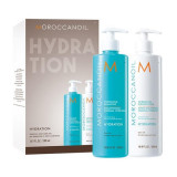 Pachet Duo Hydration sampon si balsam, 500+500 ml, Moroccanoil