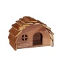 Casuta din lemn pentru hamster, H 17 cm, natur
