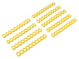 Markere Marcaj PVC Galben 5,6-7,4mm cu &Icirc;mpingere