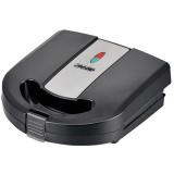 Aparat de sandvisuri si gofre 3 in 1 Mesko MS-3045, 1000W, 3 placi interschimbabile, Invelis antiaderent, Negru