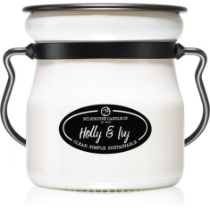 Milkhouse Candle Co. Creamery Holly &amp; Ivy lum&acirc;nare parfumată Cream Jar 142 g