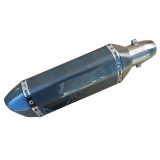 Esapament pentru Honda Suzuki, Yamaha, Arka, 51mm, Carbon, Gri