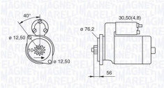 Electromotor fara piesa veche la schimb MAGNETI MARELLI Vw Polo (9N) Polo (6R, 6C) Jetta 3 (1K2) Golf 6 Variant (Aj5) Fabia (6Y2) Fabia Combi Golf 6 ( foto