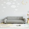 VidaXL Canapea pentru copii, gri deschis, 100x54x33 cm, catifea 3196380